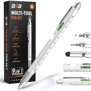 lot 2822 image: BIIB Fathers Day Gift from Daughter, 9 in 1 Multitool Pen Gifts for Men, Mens Gifts for Fathers Day, Personalized Fathers Day Gift Ideas, Anniversary Birthday Graduation Gifts for Men Him