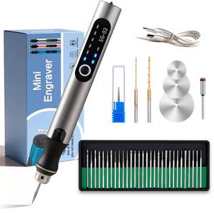 lot 2845 image: USB Rechargable Engraving Machines Pen with 35bits,Mini Electric Engraver Etching Machines Cordless Rotary Tools Engraved Jewelry Stone Metal Plastic Wood Resin
