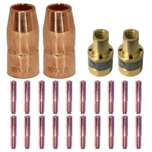 lot 2879 image: Mig Welding Gun Accessory .030 Kit for Miller Millermatic M-10,M-15 and Hobart H-9 H-1020pcs Contact Tips 000-067 0.0302pcs gas nozzles 169-715 122pcs gas diffusers 169-716 ��