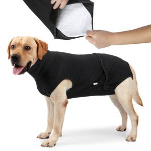 lot 3031 image: HEYWEAN Full Body Dog Diaper with a Puppy Nappies Physiological Dog Surgery Recovery Suit for Male Female Dogs M