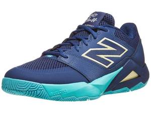 lot 3062 image: New Balance Mens FuelCell Delray V2 Tennis Shoe, Nb NavyParchment, 9.5 M