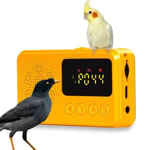 lot 3069 image: NASIDE Parrot Toys, Bird Learning Machine - Teach Talking, Whistling, and Singing