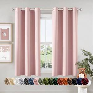 lot 3097 image: MIULEE Blackout Curtains for Bedroom Living Room 2 Panels, Thermal Insulated Room Darkening Drapes Grommet Noise Reducing Light Blocking Window Treatments 63 Inches Long 40x63 Inch Baby Pink