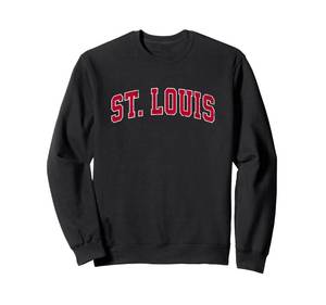lot 3100 image: St. Louis Missouri MO Vintage Sports Design Red Design Sweatshirt XL
