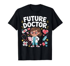 lot 3157 image: Future Doctor Cute Girl Medical Career Gifts for Girls Kids T-Shirt 4t