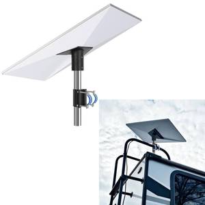 lot 3185 image: OUTPRIZE Starlink Gen 3 Mount Kit, Rustproof Stainless Steel Compatible with STARLINK Standard Dish for RV and Pole Mount, Adjustable Horizontal and Vertical Installation