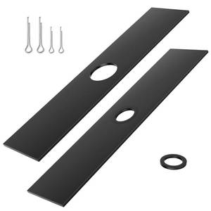 lot 3213 image: 2 Pcs 7-12 Edger Blades Compatible with DEWALT 60V MAX Cordless Lawn Edger DCED472X1 DCST972, Hardened Steel Blade (1 Center Hole)