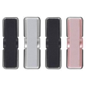 lot 3214 image: Phone Strap, CISID 4 Pcs Phone Finger Holder Back of Phone Grip with Stand Suitable for iPhone Samsung and Most Smartphones(Black Black Silver Rose Gold 4PCS)