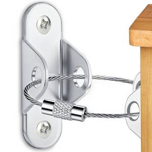 lot 3234 image: Furniture Anchors 10 Pack for Baby proofing and Furniture Wall Anchor, Wall Anchors for Baby proofing cabinets, Securing 400 lbs, Safety Essentials for Home