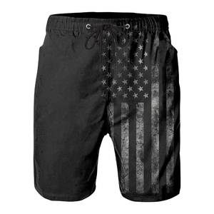 lot 3243 image: FT FENTENG Mens Swim Trunks for Men, Hawaii Quick Dry Beach Shorts for Men Swimming Trunks, Vintage Black American Flag Mens Board Shorts Swimwear Bathing Suit with Mesh Lining, XX-Large