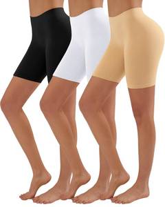 lot 3254 image: YADIFEN Slip Shorts for Under Dresses Women Seamless Anti Chafing Underwear Shaping Boyshort Smooth Thigh Biker Short Panties XL