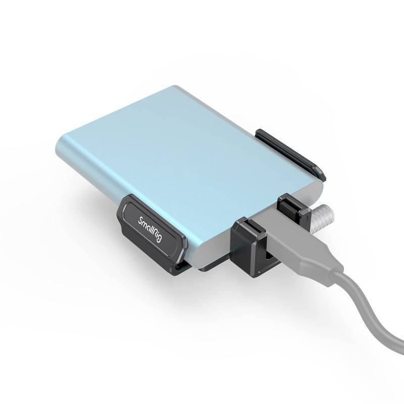 lot 28782 image: SMALLRIG SSD Mount Bracket SSD Holder for Samsung T5T7 SSD, SanDisk SSD, SanDisk SSD T5T7, Compatible Cage for BMPCC 6K Pro - 3272 - Retail $25