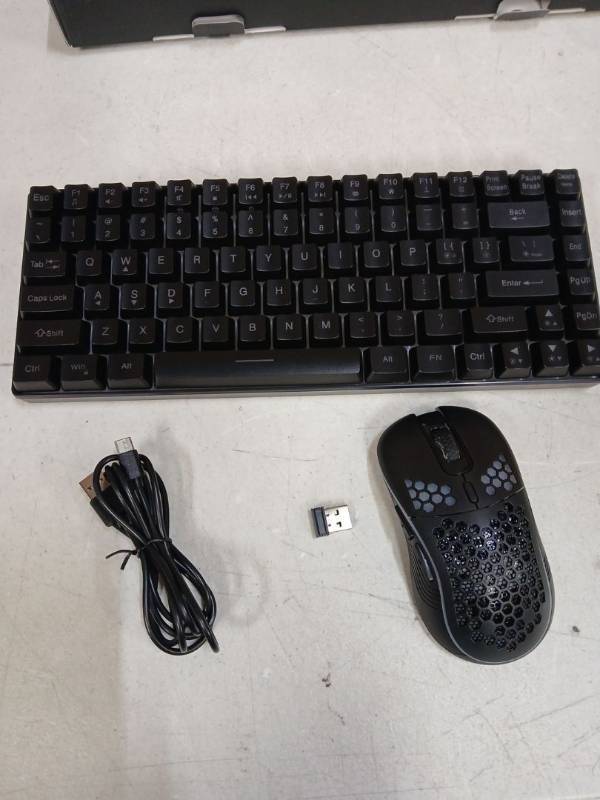 lot 24570 image: Red Thunder K84 Wireless Keyboard and Mouse