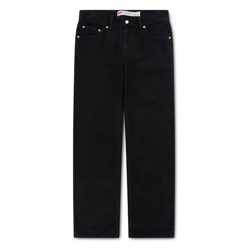 lot 32457 image: Levis 505 Regular Fit Jeans, Black, 20 - Retail $25
