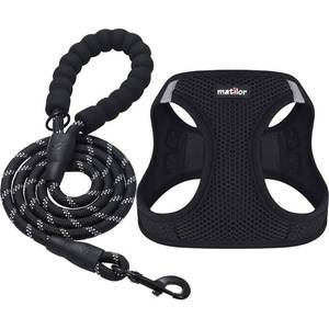 lot 19407 image: Matilor Dog Harness Step-in Breathable Puppy Cat Dog Vest Harnesses for Small Medium Dogs - Retail $13