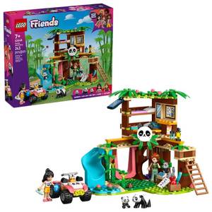 lot 19414 image: LEGO Friends Panda Sanctuary Animal Care Building Toy - Playset for Girls & Boys, Ages 7 - Gift Idea for Birthdays - W 2 Minifigures & Panda Toys - 42648 - Retail $24
