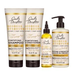 lot 25009 image: Carols Daughter Goddess Strong Bundle Hair Care Kit with Conditioner, Leave-In Treatment and Scalp Oil, 3 Items (Shampoo Not Included) - Retail $42