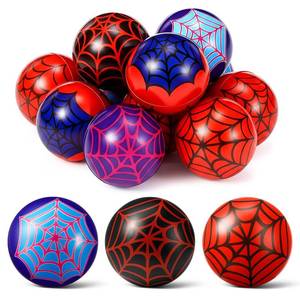 lot 25020 image: Civaner 24 Pcs Spider Party Favor, 1.57 Spider Web Stress Ball Sensory Fidget Toys for Kids Birthday Decorations Game Supplies Goodie Bags Stuffers Easter Basket Filler Classroom Gifts (3 Style) - Retail $16