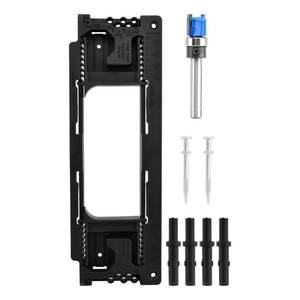 lot 25045 image: Door Hinge Jig, Door Jamb Hinge Jig Door Hinge Mortiser Hinge Installation Kit Hinge Router Template Compatible with 8 Hinge Sizes from 2-12 to 6 and 5 Door Thickness from 1-38 to 2-12 - Retail $14