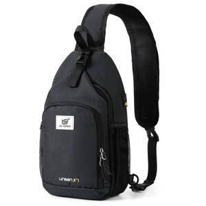 lot 25048 image: SKYSPER Sling Bag RFID Crossbody Sling Backpack Cross Body Shoulder Bag Travel Hiking Daypack for Women Men(Black) - Retail $27