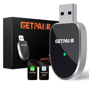lot 26364 image: 2-in-1 Wireless CarPlay & Android Auto Adapter Converts Factory Wired to Wireless, No Delay, Stable Connection Auto Reconnect, USB-C, Only Compatible with 2016 Cars, iOS 10 & Android 11 - Retail $60