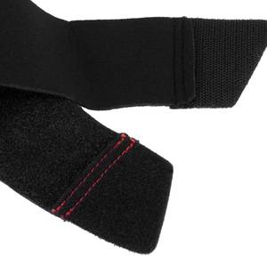 lot 26382 image: MUELLER Black Ankle Support One Size 8-78 to 12 Inch Ankle Circumference Hook and Loop Strap for the Foot 42037 - Retail $16