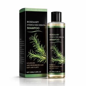 lot 26403 image: Rosemary Hair Growth Shampoo, Hydrolyzed Keratin Shampoo, Natural Thickening & Strengthening for Hair & Hair Growth-100 ML - Retail $9