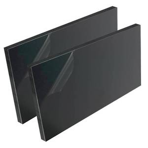 lot 26451 image: High-Density Polyethylene (HDPE) Plastic Sheet 18 Thick 12 X 16- Black HDPE Sheet,for Machining, Home Improvements, DIY Projects, Engineering,High-Density Polyethylene Plastic Block (Pack of 2) - Retail $17
