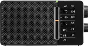 lot 26454 image: SANGEAN SR-36 AMFM Pocket Radio (Black) - Retail $44