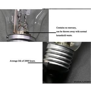lot 32697 image: Hoimuv 2PCS A19 Halogen Light Bulb, 53 Watt 120V E26 Base, 60W Replacement Non-LED-Incandescent Bulbs for Table Lamps & Home Lighting - Retail $12