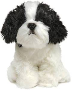 lot 25079 image: Bearington Dog Stuffed Animal - Puppy Realistic Stuffed Animals - Plush Dog Toys for Kids Shih Tzu - Butch 11 Inch