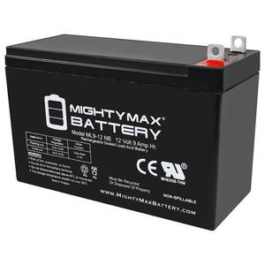 lot 25097 image: Mighty Max Battery 12V 9AH Battery Replacement for Generac XG8000E Portable Generators - Retail $29