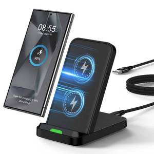 lot 26511 image: Wireless Charger for Moto Edge 2025 Moto Razr 2025,Moto G StylusPower 5G 2025,15W Fast Wireless Charging Station for iPhone 17 16 15,Samsung Galaxy S25 Edge S24 Ultra S23 S22,Google Pixel 10 Pro XL 9 - Retail $15