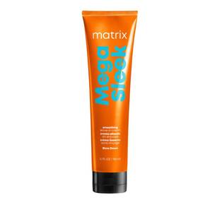 lot 26515 image: Matrix Mega Sleek Blow Down Smoothing Leave-In Cream - Smooths Hair, Detangles, & Tames Frizz, Heat Protectant, For Dry, Damaged & Frizzy Hair, 5.1 Fl Oz