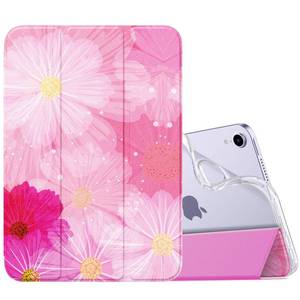 lot 26538 image: MoKo Case Fit New iPad mini 7 (A17 Pro) 2024, iPad mini 6th Generation Case 2021 (8.3-inch), iPad mini 6 Case, Soft TPU Translucent Frosted Back Cover Case for iPad mini 7th, Coreopsis - Retail $13