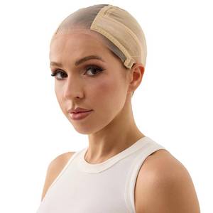 lot 26539 image: Xiushumyi Lace Wig Cap for Women,Non-Slip Grip Cap Make Your Wigs Glue Free,Wig Caps with Built-in Adjustable Velvet Band for Keeping Wigs in Place (Nude, M) - Retail $13