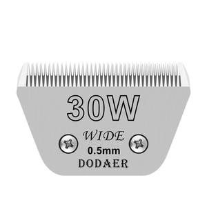lot 26540 image: 30W Detachable Dog Grooming Wide Blades,Compatible with Andis,Oster A5,Wahl KM10 Series Clippers,Cut Length 150(0.5mm) - Retail $27