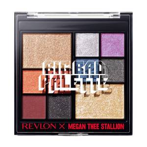 lot 26557 image: Revlon Eyeshadow Palette, Megan Thee Stallion Eye Makeup, Creamy Pigmented in Blendable Matte & Pearl Finishes, Big Bad, 001, 0.37 oz - Retail $15