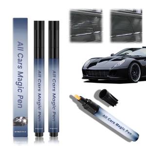 lot 26580 image: 2PCS Car Scratch Remover, Magic Car Scratch Removal Pen, All Cars Magic Pen for Car Scratches, Quick Fix Car Scratch Repair, Car Paint Pen, Works for All Color (1 Factory Sealed, 1 Open Box) - Retail $7