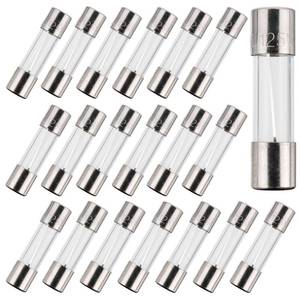 lot 26592 image: BOJACK F5AL125V 5x20 mm 5 A 125 V fuses 0.2x0.78 Inch 5 amp 125 Volt Fast-Blow Glass Fuses (Pack of 20) - Retail $7