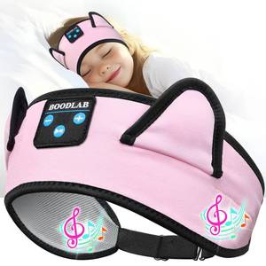lot 26602 image: Boodlab Kids Headphones, Headband for Children Baby & Toddlers, Bluetooth Toddler Headphones Wireless and Wired Playback 3.5 MM Jack for School, Stretchy & Comfy Travel Accessories