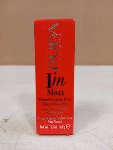 lot 26606 image: Pupa Im Matt Pure Color Lipstick in Brown Shade - Retail $12