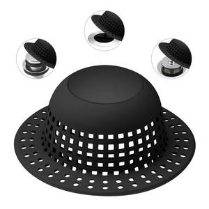 lot 31228 image: Aluvor Shower Drain Hair Catcher Bathtub Drain Cover Shower Protector for Pop-Up & Regular Drains - Retail $6