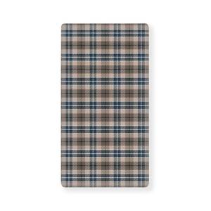 lot 31271 image: JEPFEIXIA Brown Plaid Checkered Fitted Crib Sheet for Boys Girls Geometric Gingham Baby Sheet for Standard Crib and Toddler Rustic Patch Nursery Bed Mattress Sheets 28x52 - Retail $24
