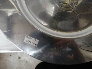 lot 24866 image: Vintage Metal Display Plate