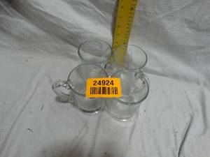 lot 24924 image: Set of 4 Glass Cups