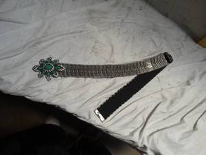 lot 25046 image: Nice stretchable metal country look female belt.