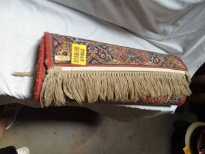 lot 25063 image: Multicolor panel Kirman 2.2x4 rug.