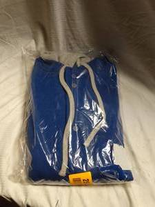 lot 25070 image: New - 2x blue & grey Lettermans jacket