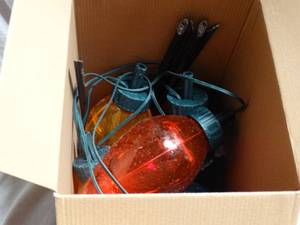 lot 25087 image: 20 multi-colored giant c7 pathway lights - 5 pack.